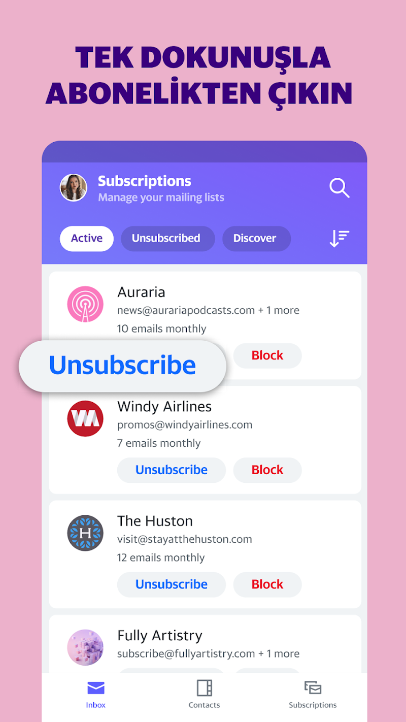 Yahoo Mail – Organize Kalın! APK ana ekran görüntüsü