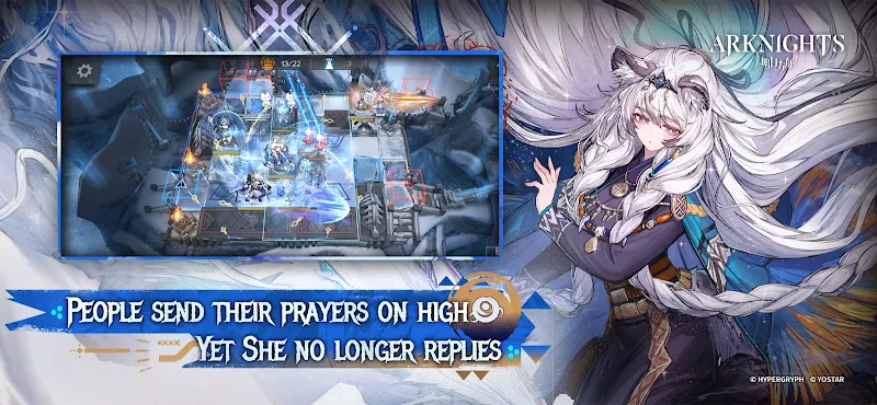 Arknights uygulama menüsü ekranı