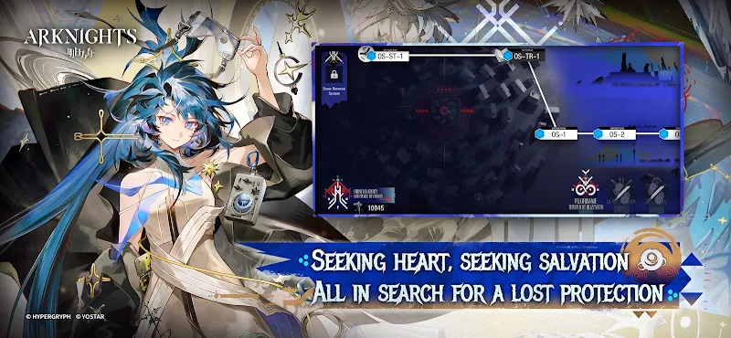 Arknights Operatör seçimi ekranı