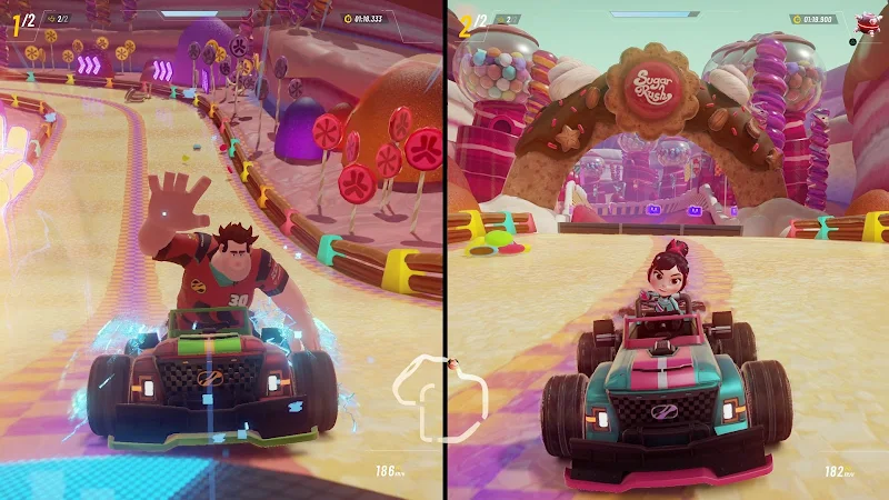 Disney Speedstorm drift yapma anı