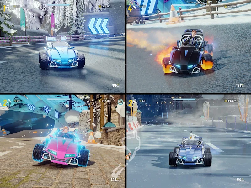 Disney Speedstorm oyun içi başarı ekranı