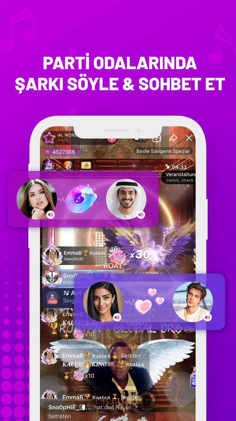 StarMaker: Karaoke Şarkı video klip oluşturma ekranı